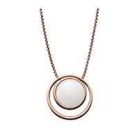 Skagen Jewellery Ladies\' PVD Rose Plating Seaglas Necklace
