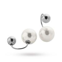 skagen ladies pearl stud earring