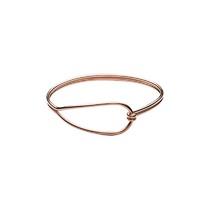 skagen anette rose gold tone bangle bracelet