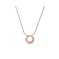 skagen elin crystal circle necklace