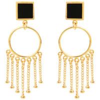 skalli earrings romy womens earrings in black