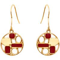 skalli earrings naomie womens earrings in red