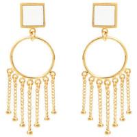 skalli earrings romy womens earrings in white