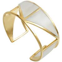 Skalli Cuff CAMILLE women\'s Bracelet in white