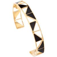 Skalli Cuff AGATHE women\'s Bracelet in black