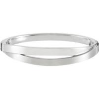 skagen elin silver tone bangle bracelet skj0714p