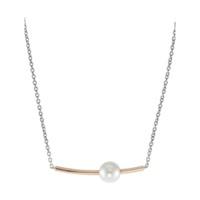 Skagen Agnethe Gold-Tone Pearl Necklace (SKJ0948P)