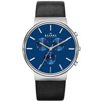 skagen mens chronograph strap watch skw6105