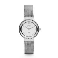 Skagen Steel Mesh Round Mother Of Pearl Stone Dial Watch 456SSS
