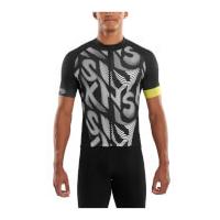 skins cycle mens classic short sleeve jersey leviathanblack l