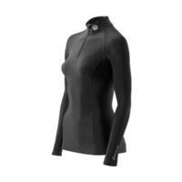 Skins A200 Women\'s Thermal Compression Long Sleeve Top with Zip Mock Neck