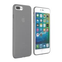 slim silicone jelly with screen protector for iphone 7 plus black