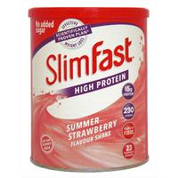 Slim Fast High Protein Summer Strawberry Powder Shake 438g