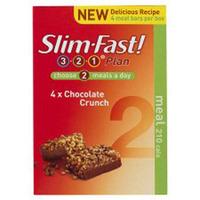 Slim Fast Chocolate Crunch Bars 4 x 60g