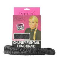 Sleep In Rollers Fish Tail Plait Long Length - Brown
