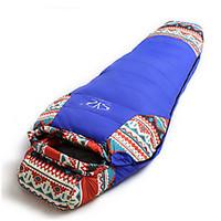 Sleeping Bag Mummy Bag Single 10 Duck Down 1000g 230X100 Camping / Traveling / IndoorWaterproof / Rain-Proof / Windproof /