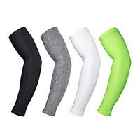 Sleeves Bike Breathable Thermal / Warm Quick Dry Anatomic Design Ultraviolet Resistant Compression Limits Bacteria UnisexWhite Green Gray