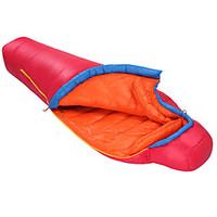 Sleeping Bag Mummy Bag Single -15 to -10 Degrees Celsius Duck Down 1000g 203cmX80cmHiking / Camping / Beach / Traveling / Hunting /