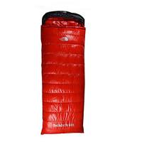 Sleeping Bag Rectangular Bag Single -5 Duck Down 1100g 210X80 Hiking / Camping KEEP WARM /