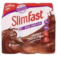 SlimFast Milkshake Multipack Bottle Chocolate 6x 325ml