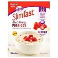 slimfast porridge red berry 203g