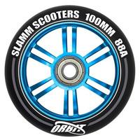 Slamm 100mm Orbit Scooter Wheel - Black/Blue