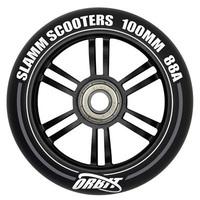 Slamm 100mm Orbit Scooter Wheel - Black/Black