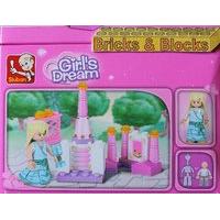 sluban girls dream princess building kit 35 piece