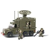 sluban radar truck army building kit 230 piece