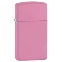 slim matte pink zippo lighter