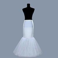 Slips Mermaid and Trumpet Gown Slip Floor-length 2 Lycra Organza White