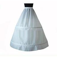 Slips A-Line Slip Floor-length 1 Taffeta White