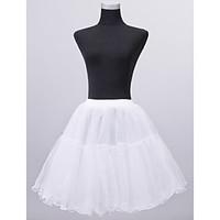 slips a line slip short length 2 nylon tulle netting white black