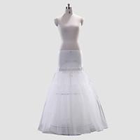 Slips A-Line Slip Floor-length 1 Spandex Polyester White