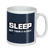 SLEEP YOUR 5 A DAY PLAIN LAZY MUG