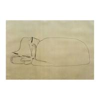 sleeping cat by paul klee