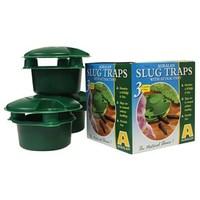 slug traps with attractant x 3 plus 16 extra attractant