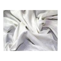 Slubby Textured 100% Linen Dress Fabric White