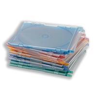 slimline assorted jewel cd case 1 x pack of 100