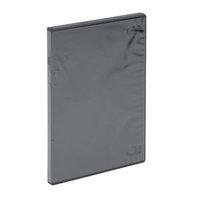 slimline polypropylene dvd case black 1 x pack of 5 cases