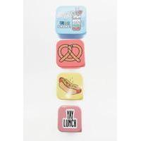 Slogan Stacking Lunch Box Set, ASSORTED