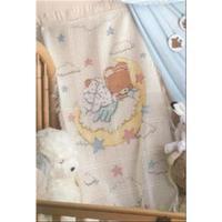 Sleeping Teddy Bear Baby Afghan Counted Cross Stitch Kit-29X45 18 Count 230011