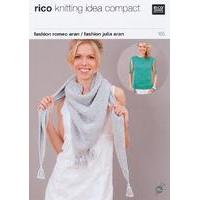 Sleeveless Top and Shawl in Rico Design Fashion Romeo Aran and Fashion Julia Aran (165)