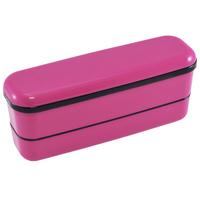 Slim Bento Lunch Box - Pink