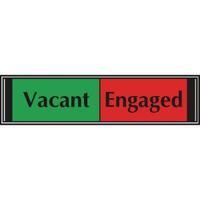 Sliding Sign VacantEngaged Self Adhesive V6DBVE