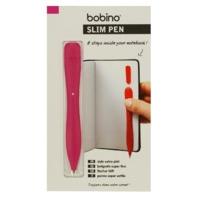 Slim Fuchsia Pink Bobino Pen - Stores Inside Notebooks