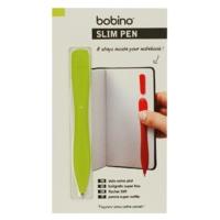 Slim Lime Green Bobino Pen - Stores Inside Notebooks