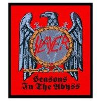 Slayer Men\'s Seasons In The Abyss Woven Patch Red