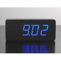 slab black clock clock led blue