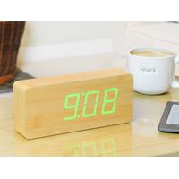 slab beech click clock led green